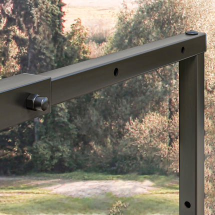 40-65/100-150cm Adjustable Metal Firewood Log Holder