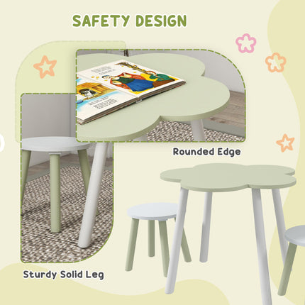 5 PCs Kids Furniture Set Flower Design for 3-5 Years