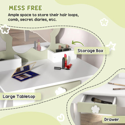 5 PCs Kids Furniture Set Flower Design for 3-5 Years