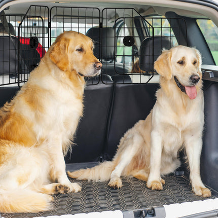 Adjustable Dog Guard for Cars 93-150cm Width - Black