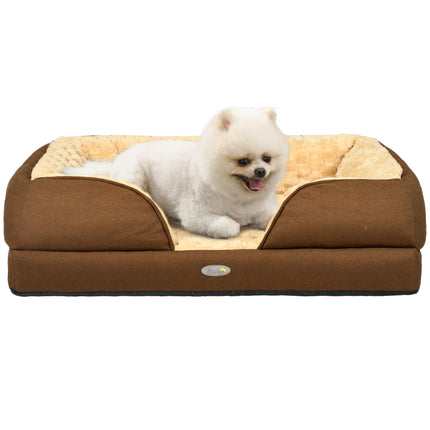 Calming Dog Bed Pet Mattress w/ Removable Cover, Anti-Slip Bottom, for Small Dog