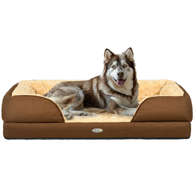 Calming Dog Bed Pet Mattress w/ Removable Cover, Anti-Slip Bottom, for Large Dog