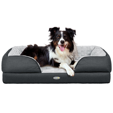 Calming Dog Bed Pet Mattress w/ Removable Cover, Anti-Slip Bottom, for Medium Do