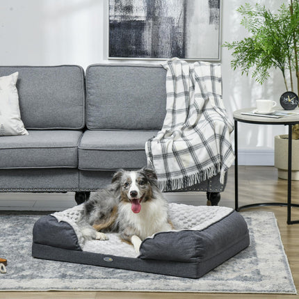 Calming Dog Bed Pet Mattress w/ Removable Cover, Anti-Slip Bottom, for Medium Do