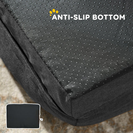 Calming Dog Bed Pet Mattress w/ Removable Cover, Anti-Slip Bottom, for Medium Do