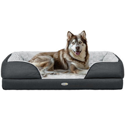 Calming Dog Bed Pet Mattress w/ Removable Cover, Anti-Slip Bottom, for Large Dog