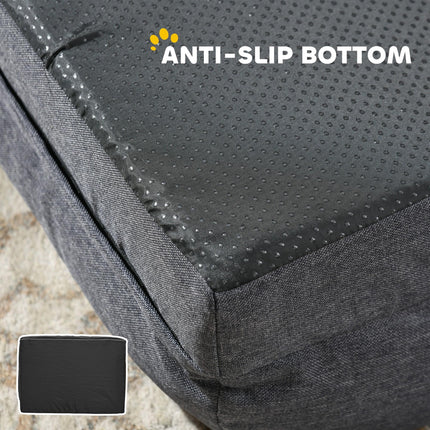 Calming Dog Bed Pet Mattress w/ Removable Cover, Anti-Slip Bottom, for Large Dog