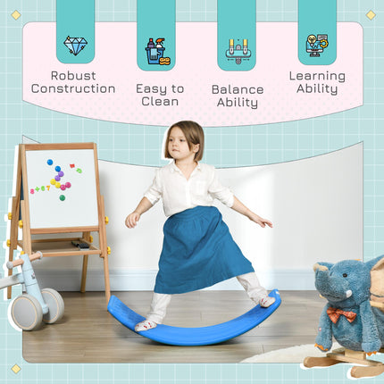 ZONEKIZ Kids Balance Wobble Board for Ages 3-6 Years - Dark Blue