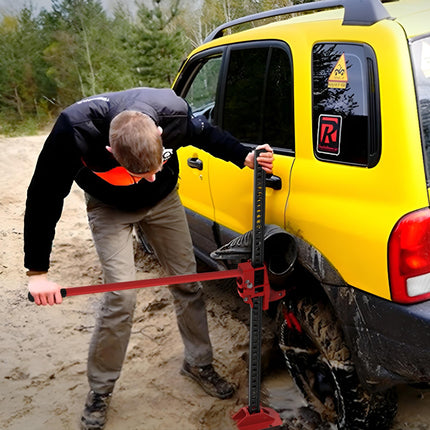 3 Tonne 48" High Lift Farm Jack for 4x4, Tractors & Trucks - Red