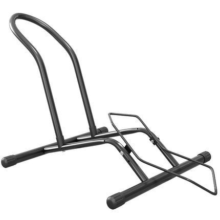 Freestanding Steel Bike Floor Stand for 16-29 Inch Bikes - Black