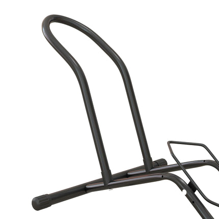 Freestanding Steel Bike Floor Stand for 16-29 Inch Bikes - Black