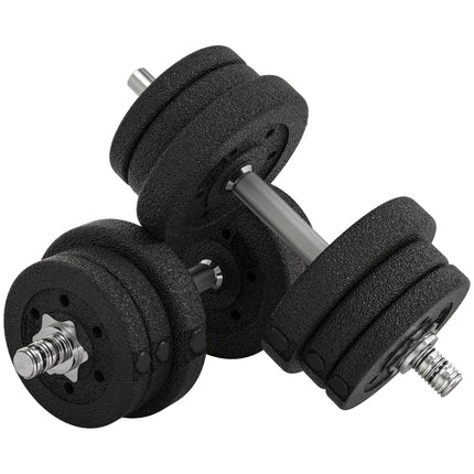 25KG Adjustable Weights Dumbbells Set, Dumbbell Hand Weights for Home Office Gym