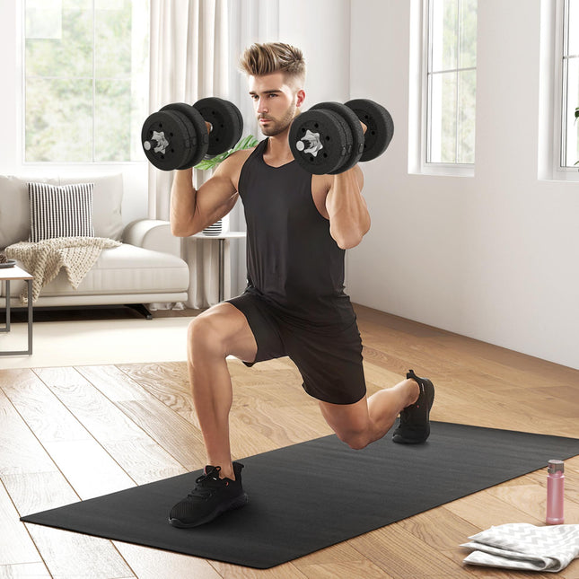 25KG Adjustable Weights Dumbbells Set, Dumbbell Hand Weights for Home Office Gym