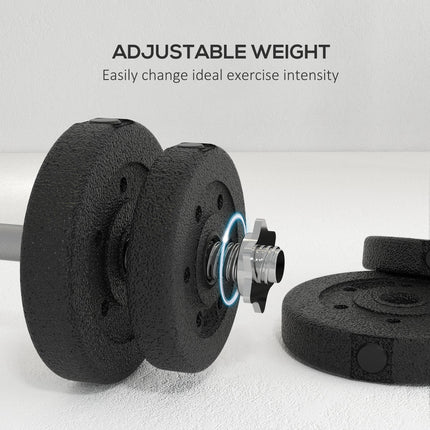 25KG Adjustable Weights Dumbbells Set, Dumbbell Hand Weights for Home Office Gym