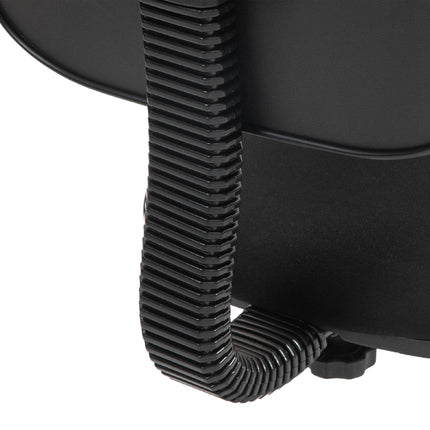 Small Armless Adjustable Office Chair with Swivel - Black