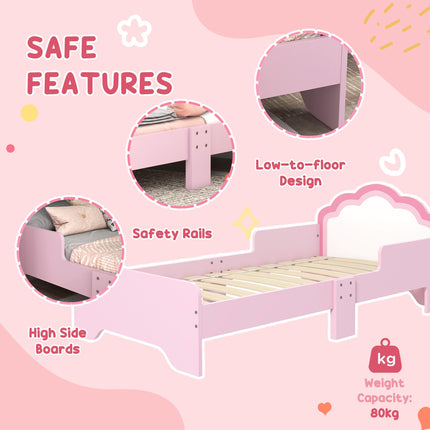 Wooden Kids Bedroom Furniture Set with Kids Dressing Table, Stool, Bed, for 3-6