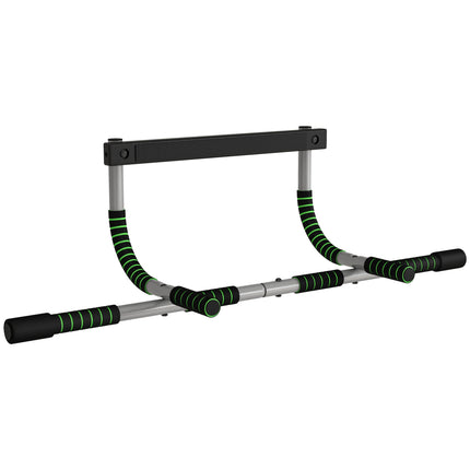 Home Fitness Doorway Pull Up Bar Solid Steel - Green