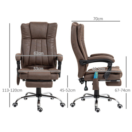 Vibrating Massage Office Chair with Heat, Desk Chair with Height Adjustable and