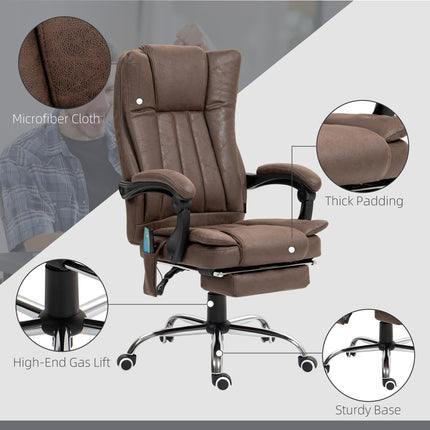 Vibrating Massage Office Chair with Heat, Desk Chair with Height Adjustable and
