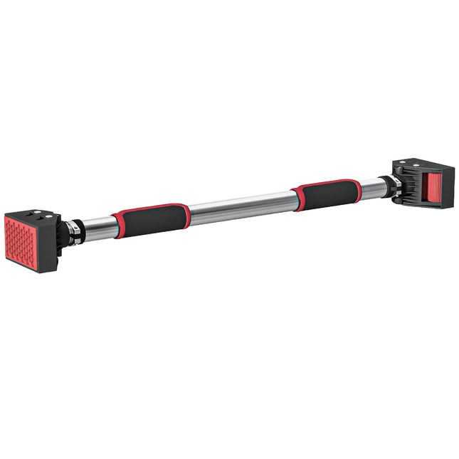 Adjustable Doorway Pull Up Bar for Home Gym Workouts - Black