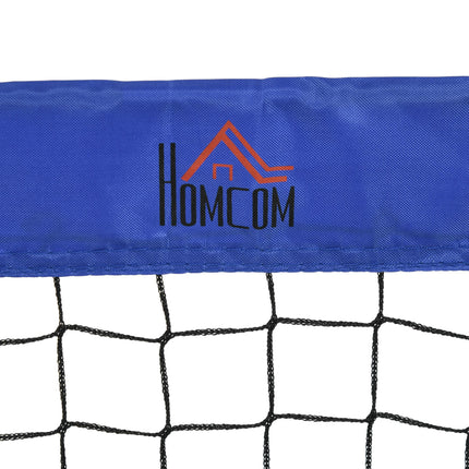 Set of 2 Foldable Football Goal Nets 6x3 ft with Carry Bags for Teens Adults - Blue