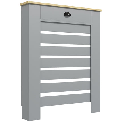 95.5H x 78Wcm Radiator Cover with Drawer - Grey