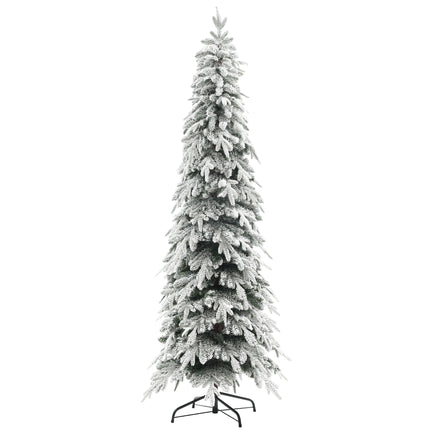 7ft Snow-Covered Unlit Artificial Christmas Tree - Green