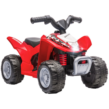 Honda Licensed 6V Electric Kids Quad Bike for Ages 1.5-3 Years - Red