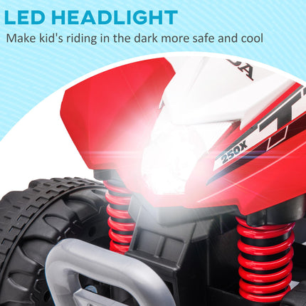 Honda Licensed 6V Electric Kids Quad Bike for Ages 1.5-3 Years - Red