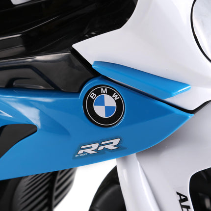 BMW S1000RR Licensed Kids 6V Electric Motorbike with Headlight & Music - Blue