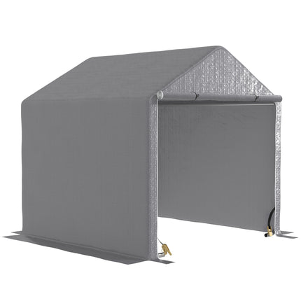 2 x 2m Metre Garden Storage Tent  with Waterproof Cover - Grey