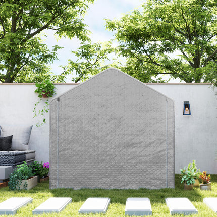 2 x 2m Metre Garden Storage Tent  with Waterproof Cover - Grey