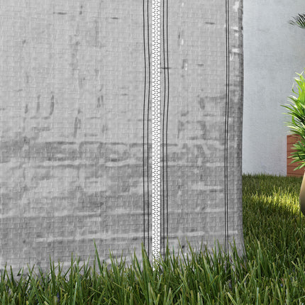 2 x 2m Metre Garden Storage Tent  with Waterproof Cover - Grey