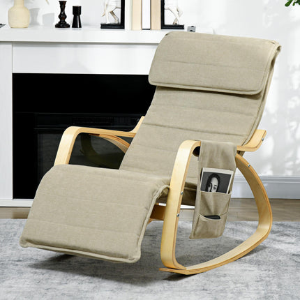 Rocking Lounge Chair Recliner Relaxation Lounging Relaxing Seat with Adjustable