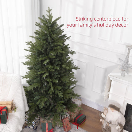 6ft Artificial Christmas Tree with 1821 Tips - Green