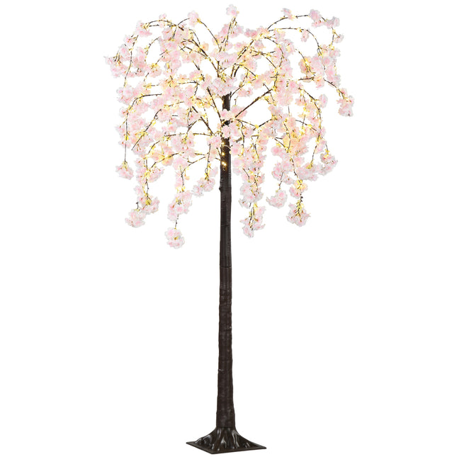 450 LED Cherry Blossom Decorative Artificial Tree 180cm - Pink
