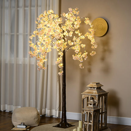 450 LED Cherry Blossom Decorative Artificial Tree 180cm - Pink