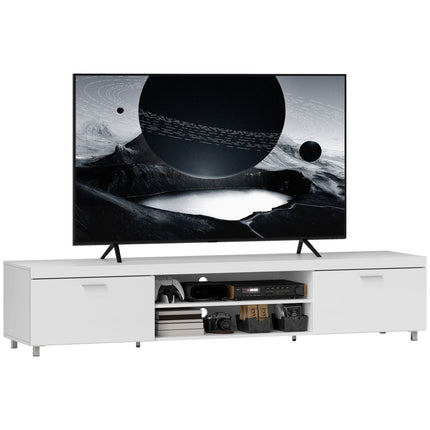 Modern TV unit Cabinet Entertainment Centre for TVs up to 90" w/ Cabinet Shelf F