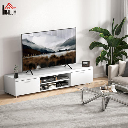 Modern TV unit Cabinet Entertainment Centre for TVs up to 90" w/ Cabinet Shelf F
