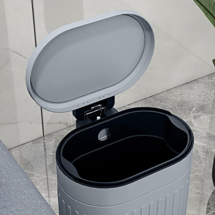 20L Metal Kitchen Bin with Soft-Close Lid - Grey