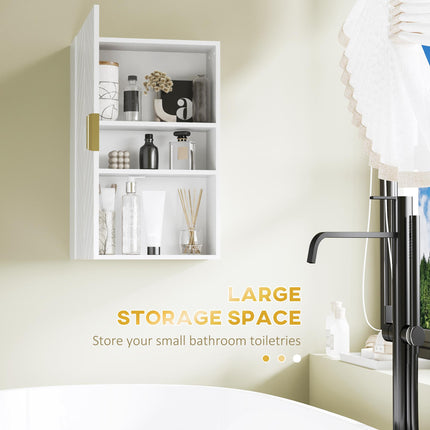 4 Piece Bathroom Furniture Set, Freestanding Tall Bathroom Cabinet, Under Sink S