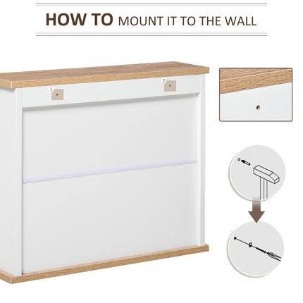 Bathroom Furniture Set, Mirror Cabinet Wall Mounted with Adjustable Shelf, Bathr