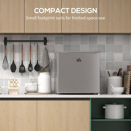 35L Mini Freezer with Adjustable -24℃ to -14℃ Temperature Range - Grey