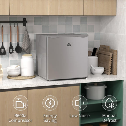 35L Mini Freezer with Adjustable -24℃ to -14℃ Temperature Range - Grey