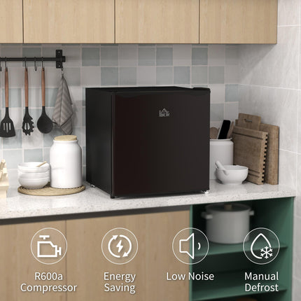 35L Mini Freezer with Adjustable -24° to -14° Temperature Range - Black