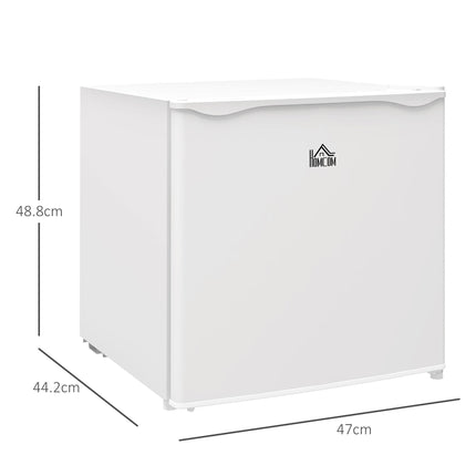 35L Mini Freezer with Adjustable Temperature Control and Reversible Door - White
