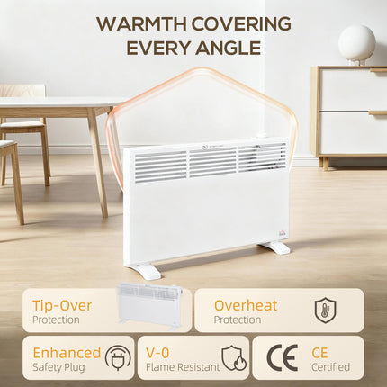 1500W Convector Heater - White