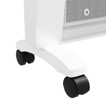 Mica Electric Space Heater 1000W/2000W with Adjustable Thermostat and Remote Control - White