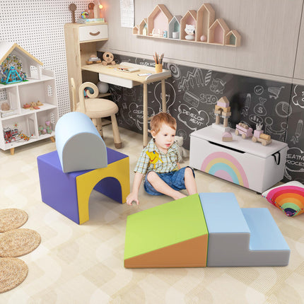 4-Piece Toddler Soft Play Set for Motor Skills Development - Multicoloured