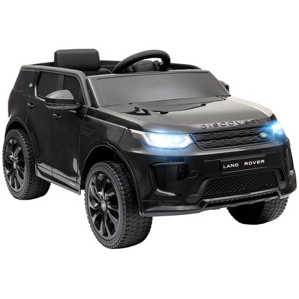 Land Rover Discovery Sport Licensed 12V Kids Ride-On Car with Remote Control, Lights, Music, Horn for Ages 3-6 - Black